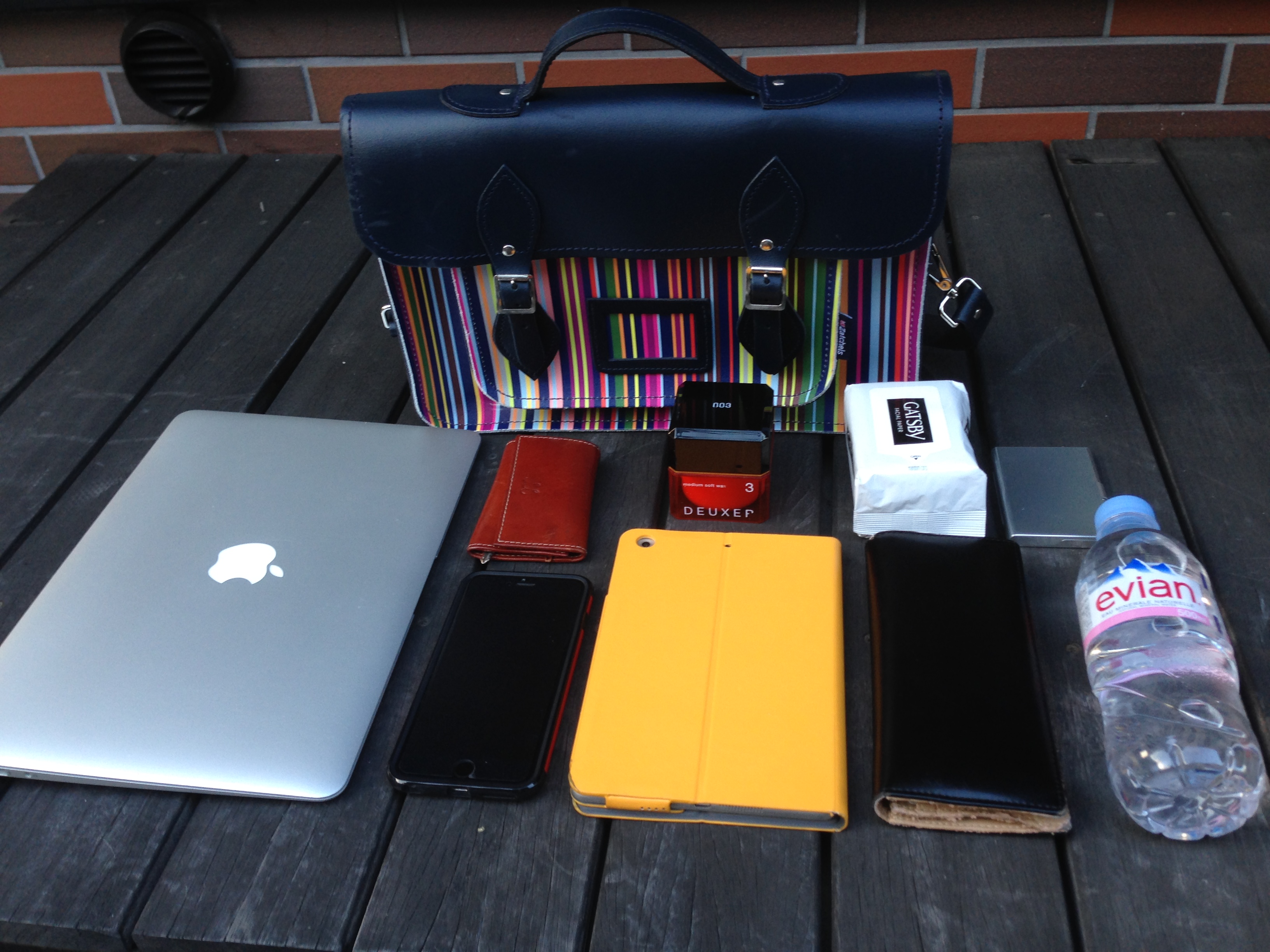 ZATCHELS スリムトートバッグ（レザーショッパー）アイビー