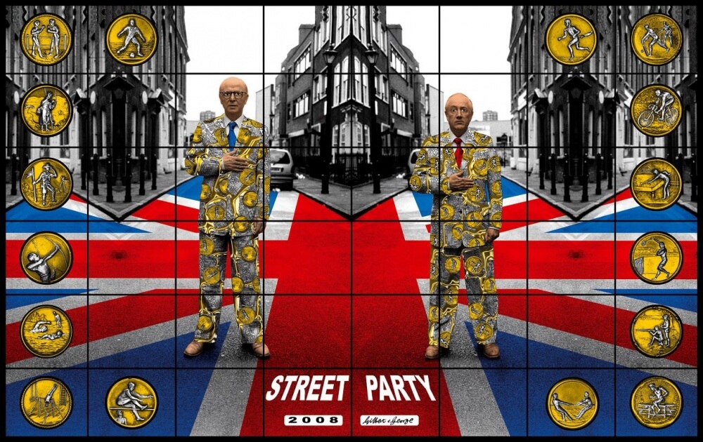 Werk der britischen KŸnstler Gilbert & George aus der Serie "JACK FREAK PICTURES", 2008. Aus der gleichnamigen Ausstellung in den Deichtorhallen Hamburg, 25.2. - 22.5.2011